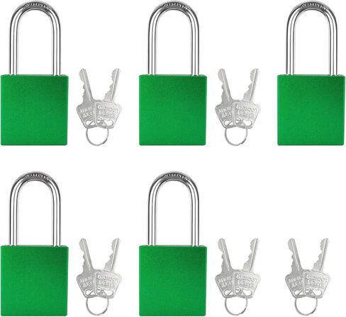 5PCS Outdoor Padlock Aluminum Set Weatherproof Heavy Duty Lock for Storage Electrical Lockout Kit in Saudi Arabia