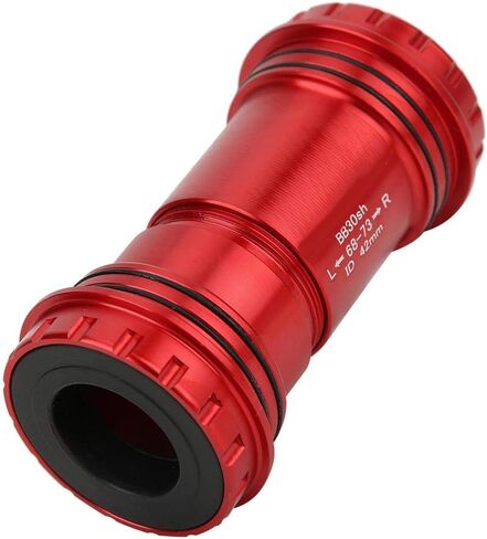 Alloy Thread BB30 Bike Bottom Bracket, BB Bottom Bracket, Screw-in Locking for 24/24mm Crankset 42mm Frame Shell(red) in Saudi Arabia