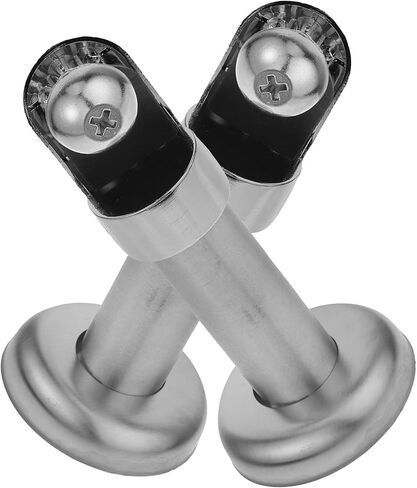 2 Pcs Bathroom Partition Hardware Support Kickstand for Restroom Partition Toilet Partition Accessories Toilet Partition Hardware Cut off Tripod Stainless Steel in Saudi Arabia