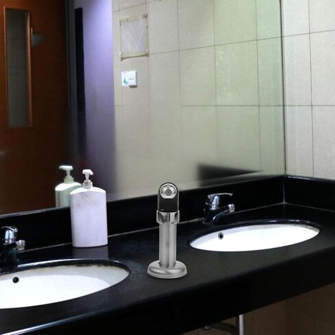 2 Pcs Bathroom Partition Hardware Support Kickstand for Restroom Partition Toilet Partition Accessories Toilet Partition Hardware Cut off Tripod Stainless Steel in Saudi Arabia