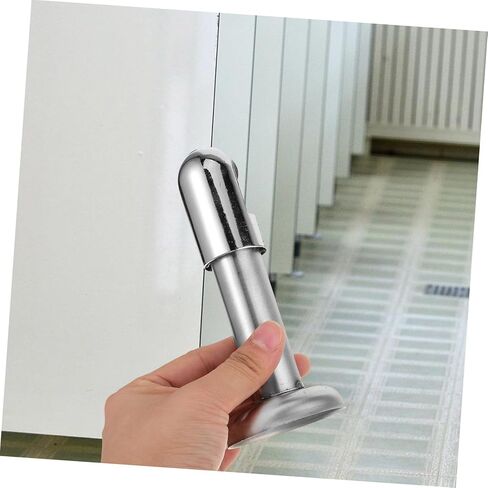 2 Pcs Bathroom Partition Hardware Support Kickstand for Restroom Partition Toilet Partition Accessories Toilet Partition Hardware Cut off Tripod Stainless Steel in Saudi Arabia