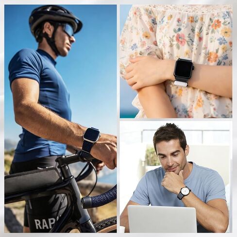 6 قطع من القماش المتوافق مع سوار ساعة الجولف Garmin Approach S44 S50 S12 S40 S42، حزام بديل ناعم مسامي سريع الفك مع إغلاق آمن in Kuwait