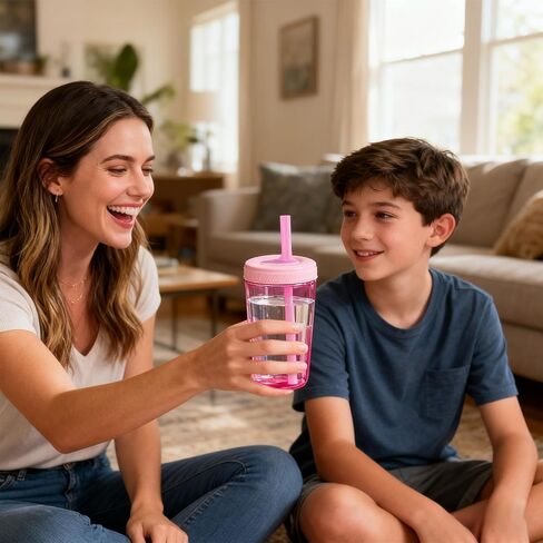 4 PCS Replacement Bite Valve for Zak Designs Kelso 15 oz, Silicone Cup Replacement Parts Reusable Straw for Zak Kids Straw Cups Accessories, Pink in Saudi Arabia