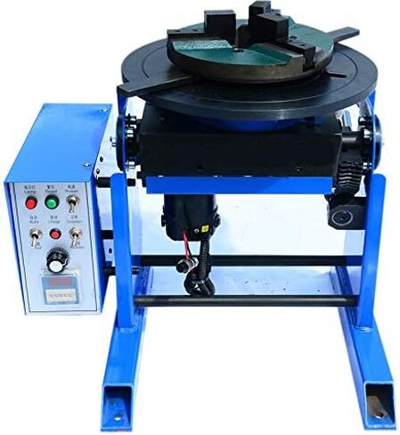 Hanchen 30KG أداة لحام شديدة التحمل 0-90 درجة آلة تحديد المواقع للتحكم في وقت القرص الدوار لمعدات اللحام الدوارة لقطع عمل الأنابيب مع ظرف 200 مم in Saudi Arabia