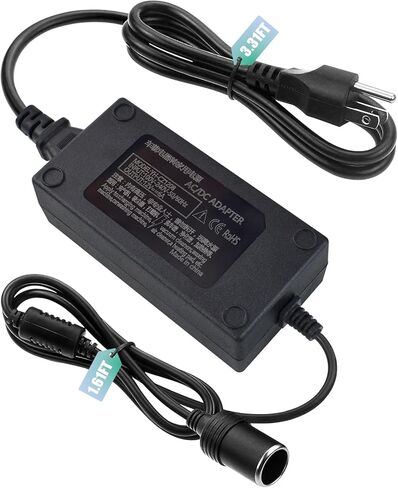 AC to DC Power Converter 120V to 12V 6A 72W - Car Cigarette Lighter Adapter to Wall Plug for Air Compressor, Tire Inflator, Car Refrigerator, Car Vacuum Cleaner, Car Fan in Saudi Arabia