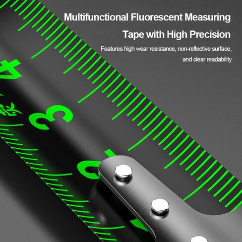 Digital Tape Measure - 16Ft Measuring Tape Ruler Metric & Inches Retractable Measurement Tape Tool with self-Locking Device-Measuring Tool in Saudi Arabia