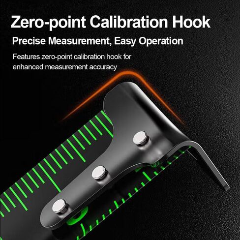 Digital Tape Measure - 16Ft Measuring Tape Ruler Metric & Inches Retractable Measurement Tape Tool with self-Locking Device-Measuring Tool in Saudi Arabia