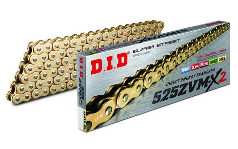 DID Super Street Gold X-Ring Chain - 520 - 120 Links in Saudi Arabia