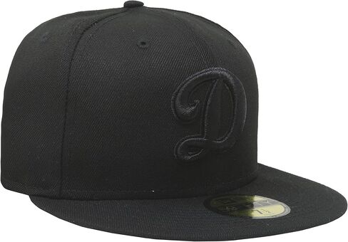 قبعة بيسبول New Era 59Fifty Hat MLB Basic Los Angeles Dodgers LA باللون الأسود (7) in Saudi Arabia