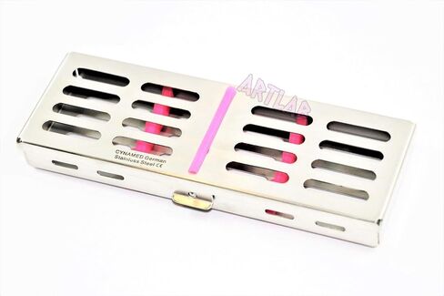 5 Slot Sterilization Cassette Tray Rack 10PCS Dental Veterinary CYNAMED in Saudi Arabia