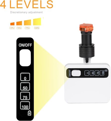 Cordless 5W LED Headlight LED Light Clip on Lamp Spot Headlamp 4 Levels Brightness Adjustable 2 Batteries for Magnifer Loupes Glasses in Saudi Arabia