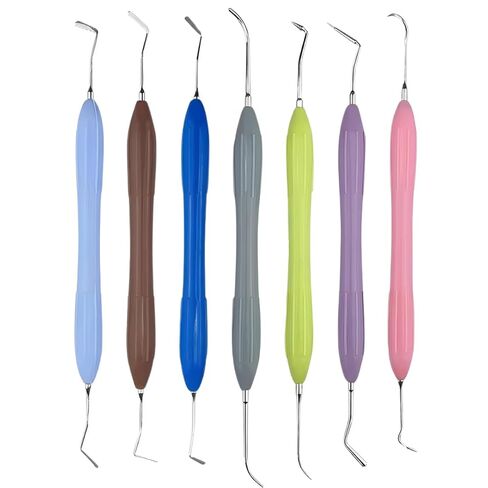 7-Piece Composite Resin Spatula Tool Kit – Multicolour Dental Instruments in Saudi Arabia