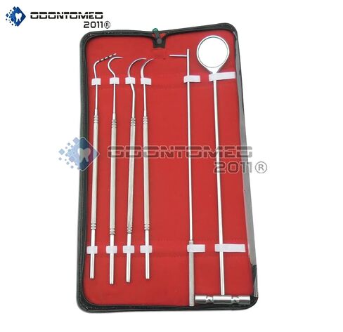 OdontoMed2011 Equine Dental Mirror Scaler Probe Explorer Veterinary Kit/Set ODM in Saudi Arabia