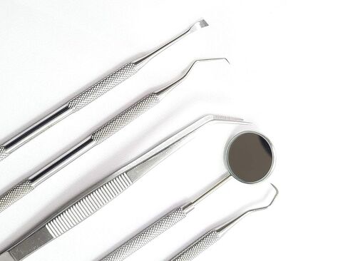Cynamed -Dental Tools, ElleSye 8 Pack Dental Pick Oral Care Kit, Stainless Steel Dental Hygiene Kit Set, Tooth Scraper Tartar Dental Scaler Tweezers Mouth Mirror for Personal & Pet Oral Care Use in Saudi Arabia