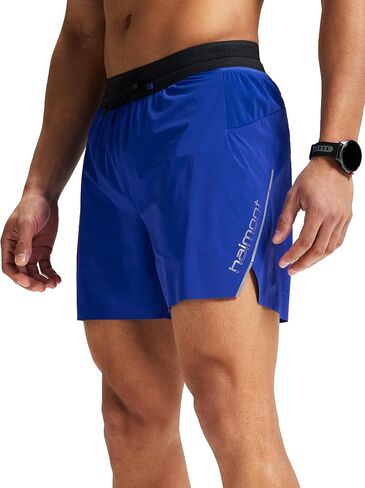 Haimont APEX Men's 4.5 Inch Trail Running Shorts with Brief Liner, Quick Dry, Moisture Wicking, Lightweight & Durable in Saudi Arabia