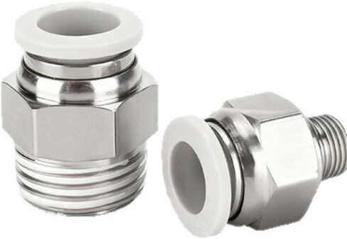 خرطوم موصل سريع هوائي نحاسي أبيض PC8-02 مستقيم من خلال المقابس السريعة 1 قطعة (Pc6-m5 (أبيض)) in Saudi Arabia