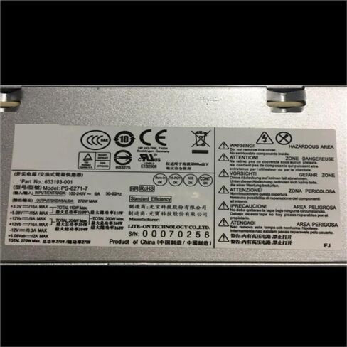مصدر الطاقة لـ S5 PCA227 1MGF 633195-001 PCA222 D10-220P PS-6271-7 PSU محول التبديل in Kuwait