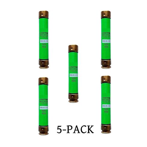 5-Pack New FRS-R-15 FRS-R-15A 600Vac Time Delay Fuse,FRS-R-15 AMP Class RK5 Cartridge Fuses ﻿ in Saudi Arabia