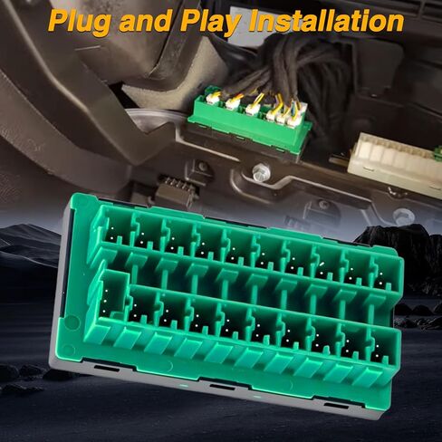 FUSCH CAN-C Buss Star Splice Block Fuse Connector Fit for Jeep Gladiator JT Wrangler JL 2018-2025,Chrysler Pacifica Voyager 2017-2025,Dodge Ram 1500 2500 3500 2019-2024 Replace# 68321746AA 2-2272352-5 in Saudi Arabia