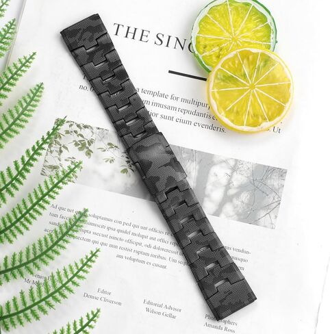 stainless steel+ Titanium Quick Fit 26mm Watch Band Strap Compatible with for Garmin Fenix 8（51mm) ,Fenix 7X/ 6X/ 5X Plus，Enduro 1 2 3,Descent MK1 Mk2i Mk2 Mk3 ,Tactix 7,instinct 3 ,TACTIX DELTA,Epix Pro 51mm,quatix 8,tactix8/7 Pro in Saudi Arabia