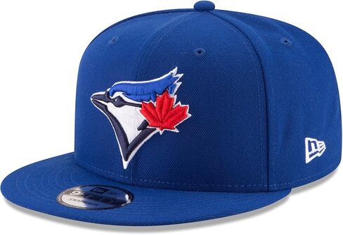 قبعة New Era للجنسين للبالغين MLB 9Fifty Team Color الأساسي بشعار أساسي قابل للتعديل مقاس واحد يناسب الجميع - Toronto Blue Jays Blue in Saudi Arabia