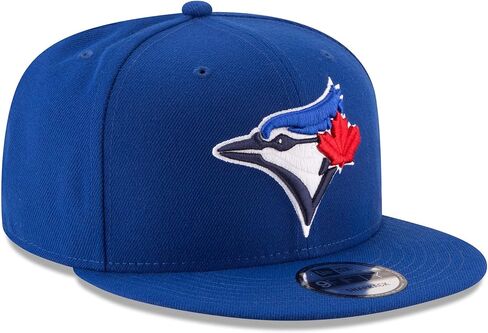 قبعة New Era للجنسين للبالغين MLB 9Fifty Team Color الأساسي بشعار أساسي قابل للتعديل مقاس واحد يناسب الجميع - Toronto Blue Jays Blue in Saudi Arabia