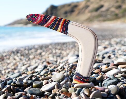 Wooden Boomerang That Comes Back – Beginner-Friendly Outdoor Sport – Durable Wood Boomerang for Adults & Kids, 11.6 Inch, 50-65 ft Flight Range (Model: 2W-mini) in Saudi Arabia