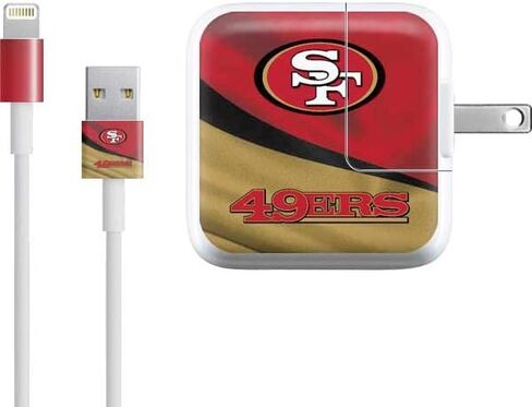 Skinit Decal Other Skin Compatible with iPad Charger (10W USB) - Officially Licensed NFL San Francisco 49ers Design in Saudi Arabia
