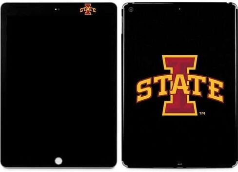 غلاف تابلت Skinit ملصق متوافق مع iPad 9.7in (2017) - تصميم أسود مرخص رسميًا من كلية ولاية أيوا in Saudi Arabia