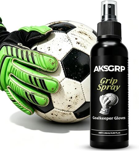 Goalie Grip Spray for Goalkeeper Gloves (120ml), Soccer Football Glove Spray to Enhance Grip & Stickiness, Grip Spray for Latex Palms, Boost Grip & Control in Wet or Dry Conditions in Saudi Arabia