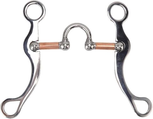 Horse Mouth Bit, Professional Equine Correction Bit, 5" Horse Bit Western Snaffle, Horse Mouth Bit Roller, Thickeness Stainless Steel Snaffle Bits for Horse Bridle in Saudi Arabia