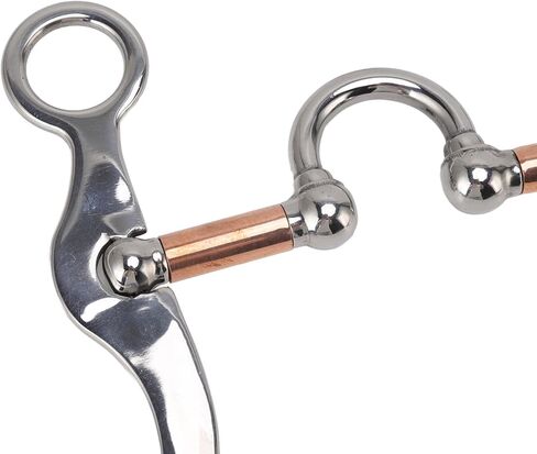 Horse Mouth Bit, Professional Equine Correction Bit, 5" Horse Bit Western Snaffle, Horse Mouth Bit Roller, Thickeness Stainless Steel Snaffle Bits for Horse Bridle in Saudi Arabia