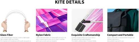 XIAOYAOJIN Butterfly Kite for Kids Ages 4-8 & Adults, 31x22 Large Beginner Easy to Fly Beach Kite, Includes 300ft Line Handle, Outdoor Family Fun, Great for Kids Boys Girls. in Saudi Arabia