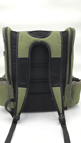 Disc Golf Backpack, Holds 26+ disk with putter slots, Heavy Duty 600D Polyester, Multiple Storage Pockets, Cinch Tie Drink Pockets, Pencil and Pad slots, Durable and Waterproof in Saudi Arabia