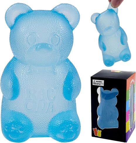 4 Pack Gummy Bear & Sugar Ball Designs, Anxiety Relief & Focus Toy, Maltose Filled Squeeze Toys for Sensory Play，Sensory Fidget Toys for Adults, Kids, Slow Rising Squishy Stress Ball in Kuwait