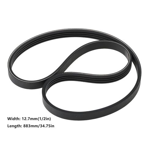 Multi-Rib 4-Rib Replacement, 1/2" Width x 34.75" Length, Fits 12" & 14" Cut-Off Saws 2113710 359476 Compatible with Hilti Drive Belt in Saudi Arabia