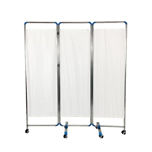 3-6 Panel Privacy Screen,Doctor's Office Standing Door Partition,Folding Room Divider with Universal Wheels,for Beauty Salons Hospitals(White,5-Panel) in Saudi Arabia