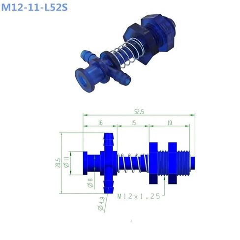 Vacuum pad Manipulator Pneumatic jig Accessories Suction Cup Holder M10-07/M12-11 Pneumatics(M10-07-L70S) in Saudi Arabia