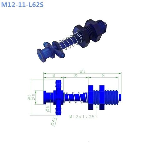 Vacuum pad Manipulator Pneumatic jig Accessories Suction Cup Holder M10-07/M12-11 Pneumatics(M10-07-L70S) in Saudi Arabia