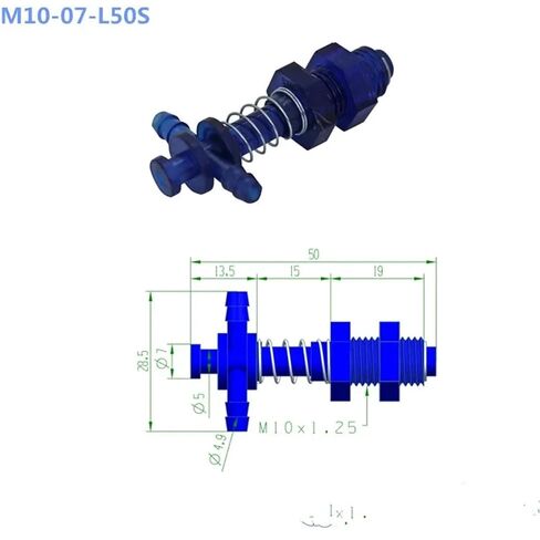Vacuum pad Manipulator Pneumatic jig Accessories Suction Cup Holder M10-07/M12-11 Pneumatics(M10-07-L70S) in Saudi Arabia