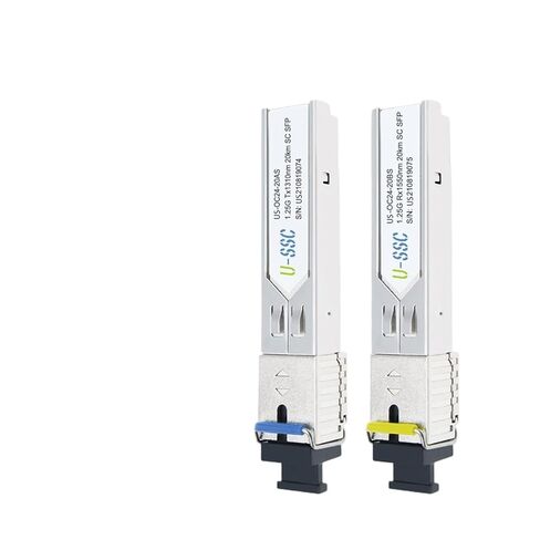واجهة SC أحادية الألياف 1.25G/Gigabit 20KM 1310/1550nm متوافقة مع العلامات التجارية الكبرى in Kuwait