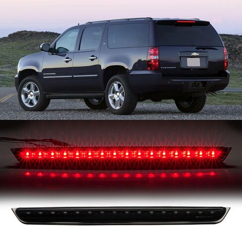 ضوء الفرامل الثالث LED لـ 2011-2015 Ford Explorer، مجموعة مصابيح الفرامل الخلفية عالية التركيب لـ 11-15 Explorer، مصباح إيقاف مصباح الكابينة المركزي المقاوم للماء in Kuwait