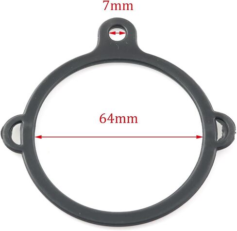 ZYAMY 8PCS Black Water Bottle Ring 3 Holes Safety Water Bottle Ring Mug Carrying Handle Buckle Insulated Mug Plastic Ring Used to Make Water Bottle Sling Bracket Handle Handle Net in Saudi Arabia