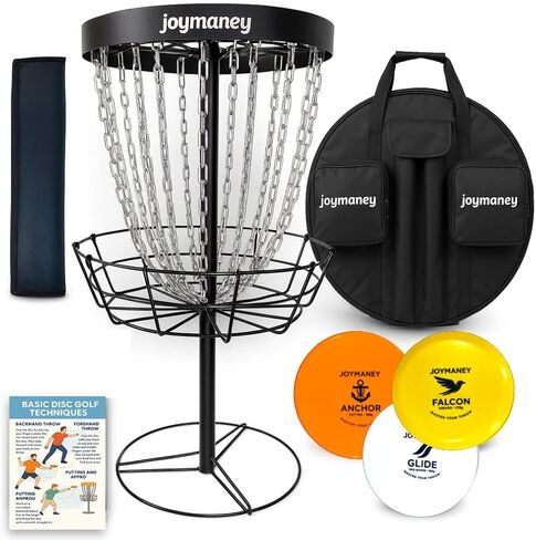 مجموعة أقراص الجولف للمبتدئين المعتمدة من PDGA | هدف حماية السلسلة، 3 أقراص ذات وزن تنظيمي ودليل تدريب من 6 صفحات | مجموعة ممارسة الفناء الخلفي in Kuwait