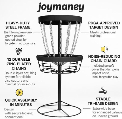 مجموعة أقراص الجولف للمبتدئين المعتمدة من PDGA | هدف حماية السلسلة، 3 أقراص ذات وزن تنظيمي ودليل تدريب من 6 صفحات | مجموعة ممارسة الفناء الخلفي in Kuwait