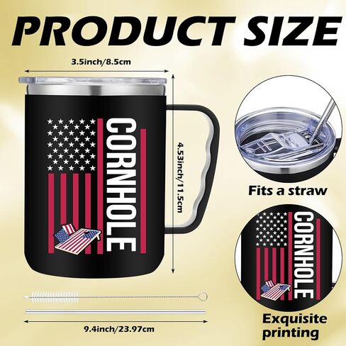 Geiserailie 5 Pcs Cornhole Gift Set for Boss of Toss Funny Cornhole Gifts Include Stainless Steel Insulated Tumbler Baseball Cap Socks Keychain with Gift Box for Office Employees Work from Home in Saudi Arabia