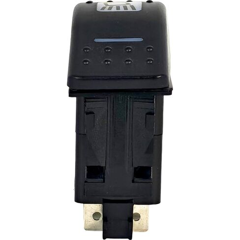 XYZIL Panel Rocker Switch 701/60004 12V 6 PIN Compatible with JCB 1400B 1550B 1600B 1700B 214 215 216 217 3C 3CX 3D 701-60004 70160004 2 Position 4 Terminal Blue Illumination in Saudi Arabia