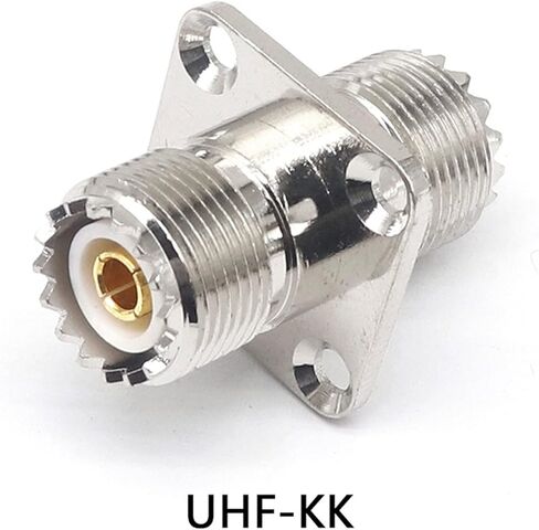 SL16 M UHF-KKF أنثى إلى SO239 أنثى لوحة مربعة 25x25 تردد الراديو RF محول محول 1 قطعة in Saudi Arabia