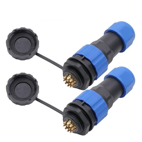 10 Sets SP20 Aviation Connector 2/3/4/5/6/7/8/9/12 Pins 20mm Circular Power Cable Male Plug Female Jack Socket(SD20-9P) in Saudi Arabia