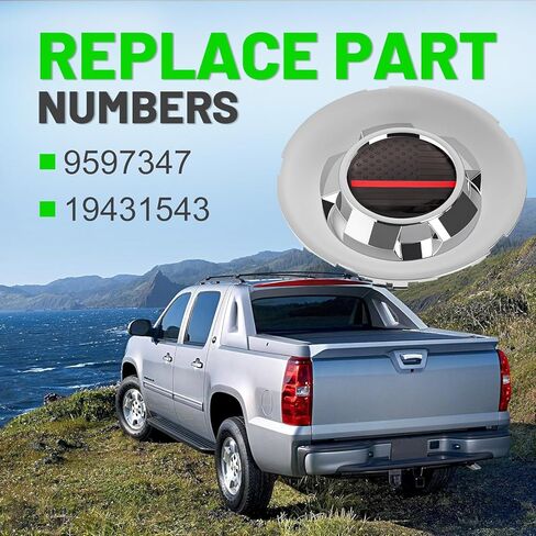 OEM 20 بوصة لسيلفرادو سوبربان تاهو أفالانش غطاء مركز العجلة يستبدل 2009-2014 #9597347 5416 in Saudi Arabia